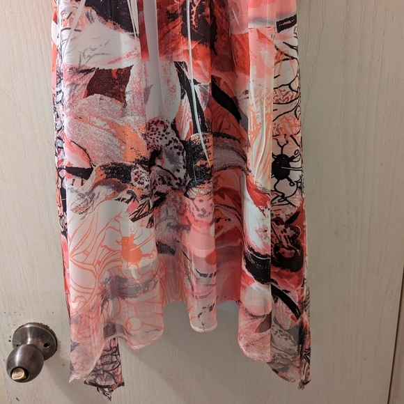 One World Floral Blouse NWOT Sz Med - Picture 5 of 12